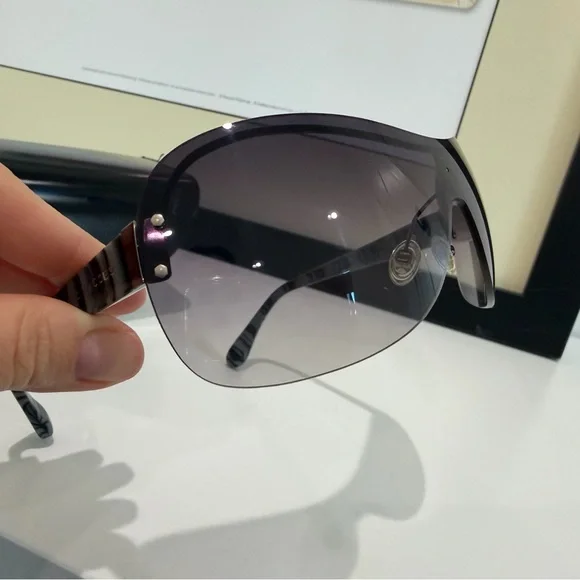 Marc Jacobs Black and Gray Sunglasses - Picture 3 of 7